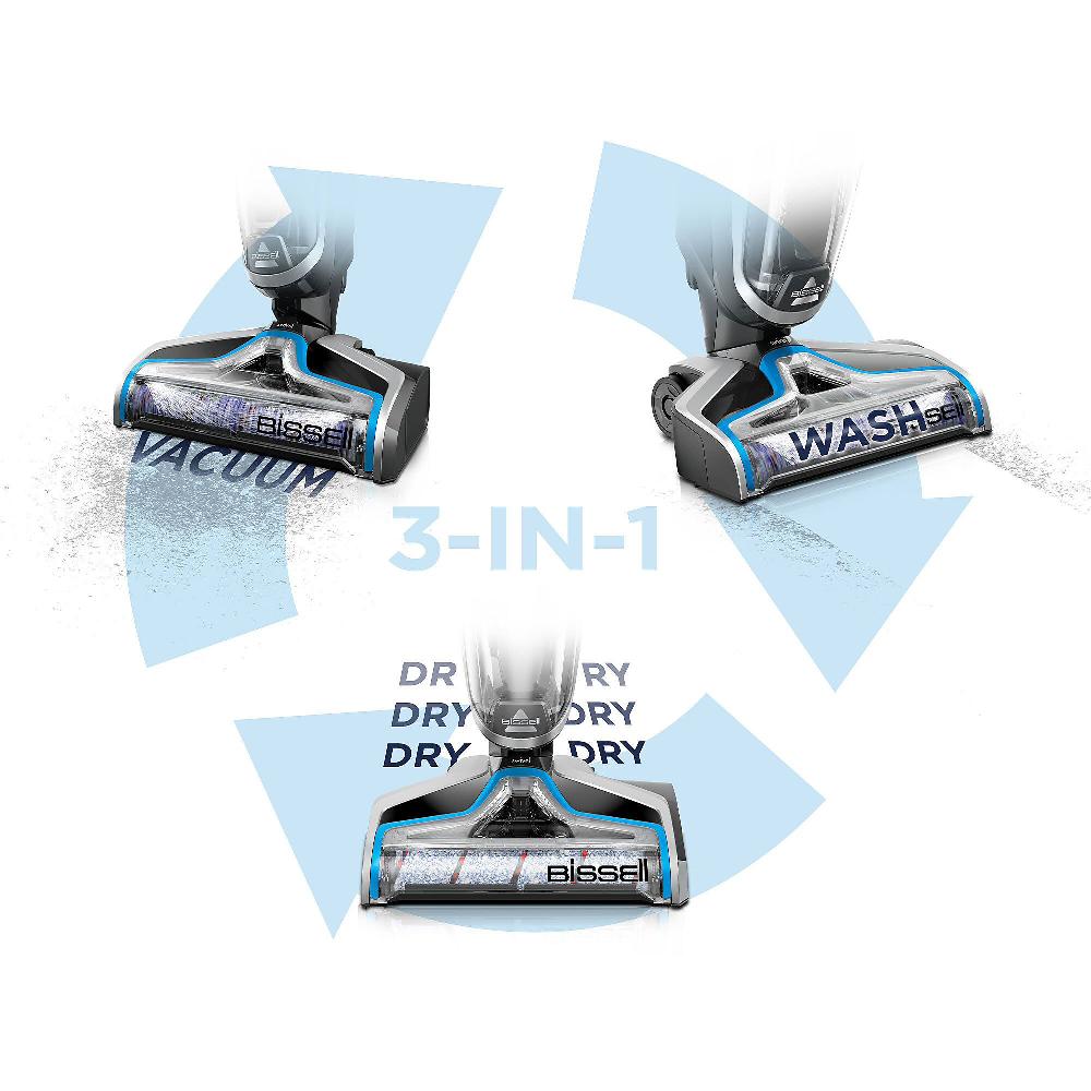 QVC Bissell Aspirapolvere Lava- Pavimenti Crosswave Cordless Pro