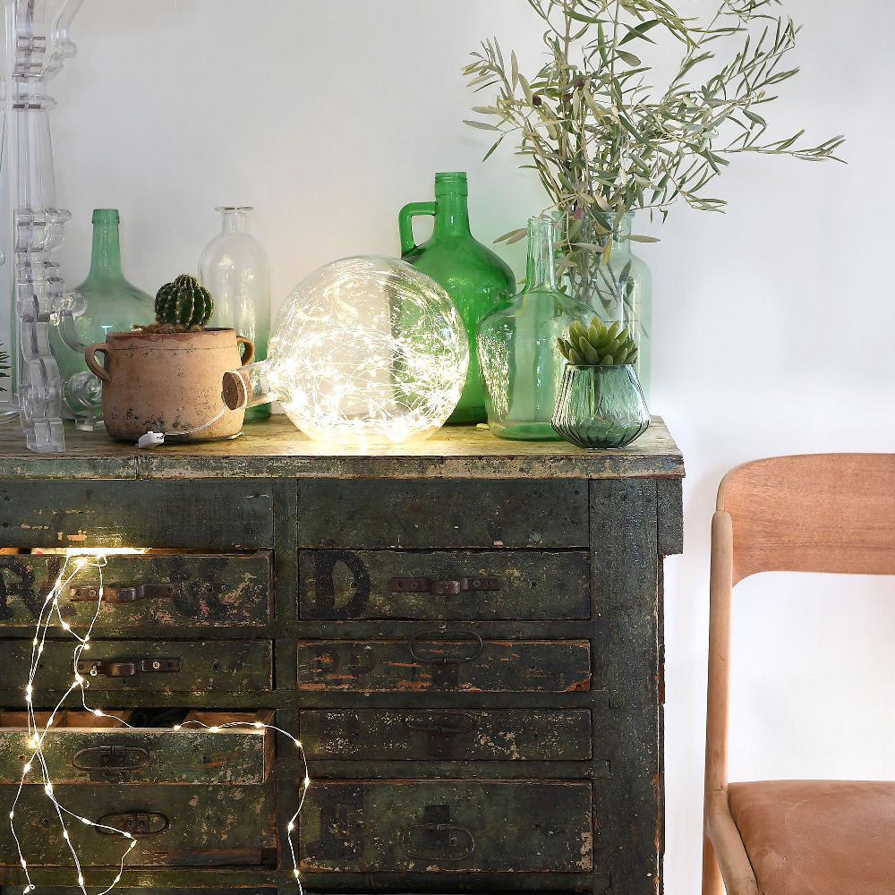 QVC Blachere Ampolla In Vetro Luminosa Con Luci LED