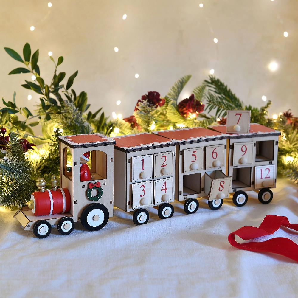 QVC Blachere Calendario Dell'Avvento A Forma Di Trenino Luminoso