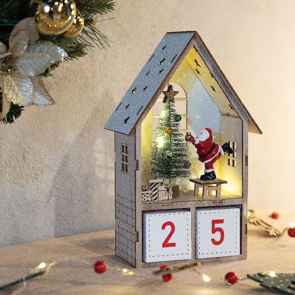 QVC Blachere Casetta natalizia con calendario dell'Avvento