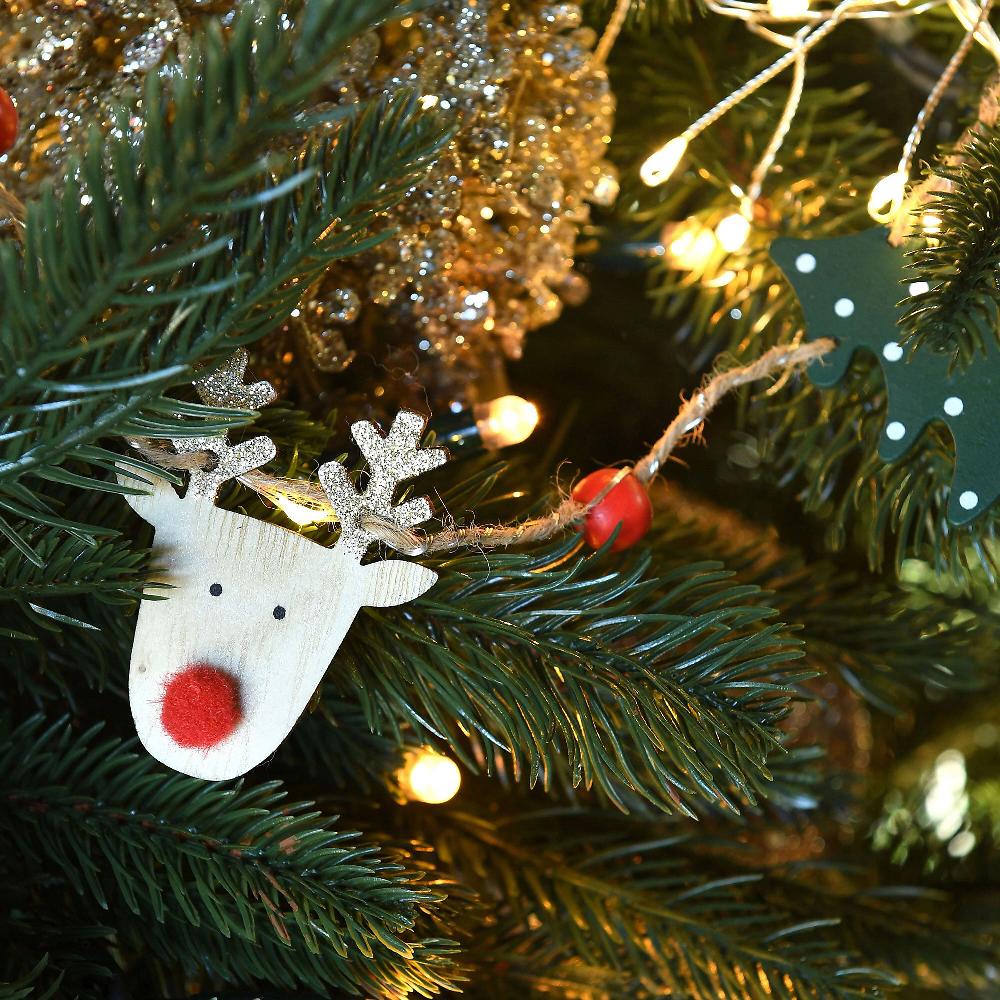 QVC Blachere Ghirlanda luminosa con alberelli e alci