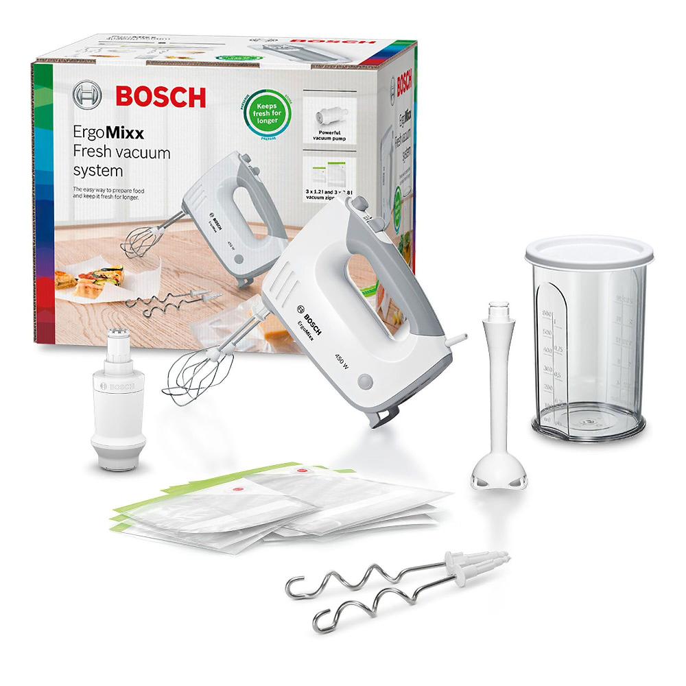 QVC Bosch Sbattitore 450W Con Kit Sottovuoto ErgoMixx
