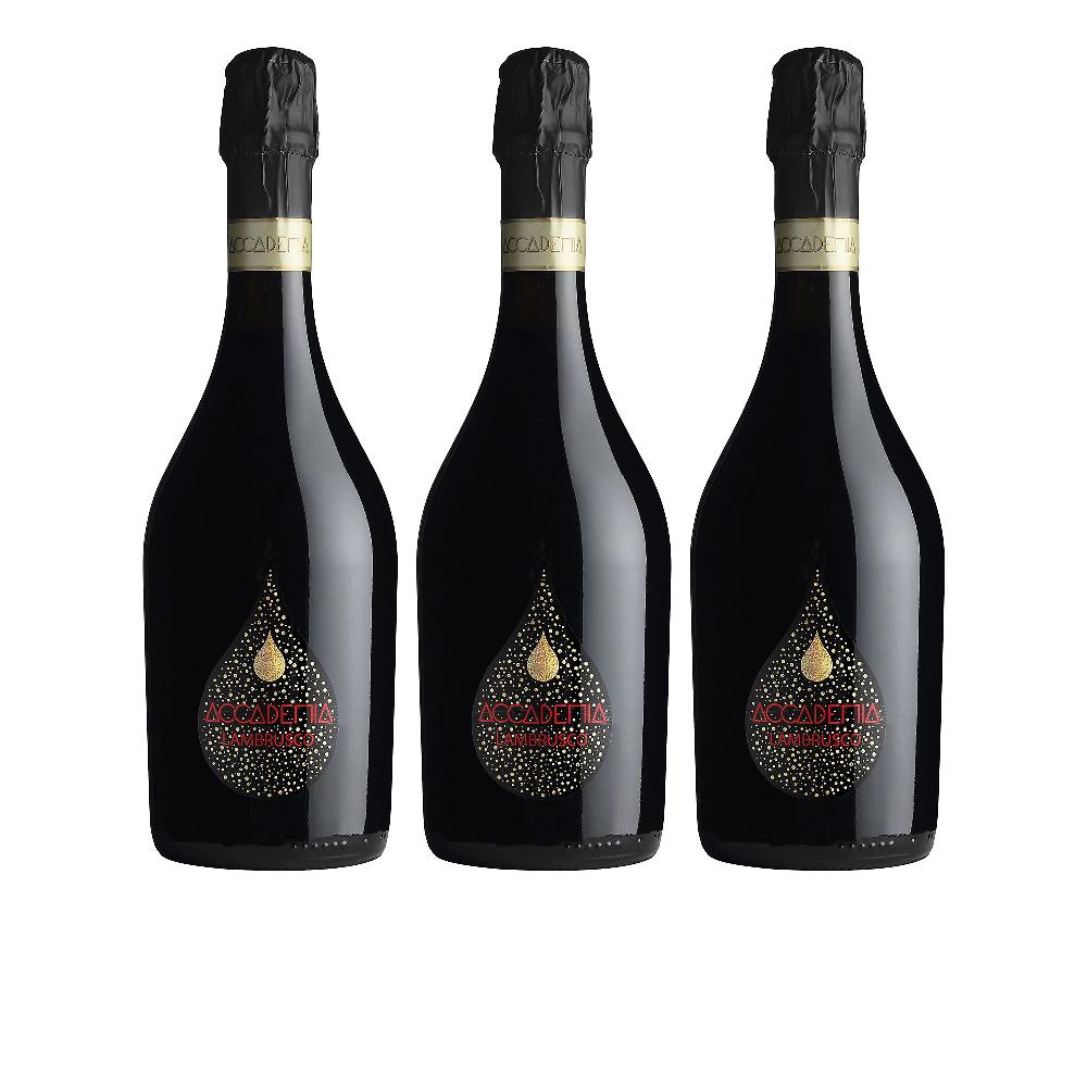 QVC Bottega Lambrusco Dolce DOC Accademia 3 bottiglie