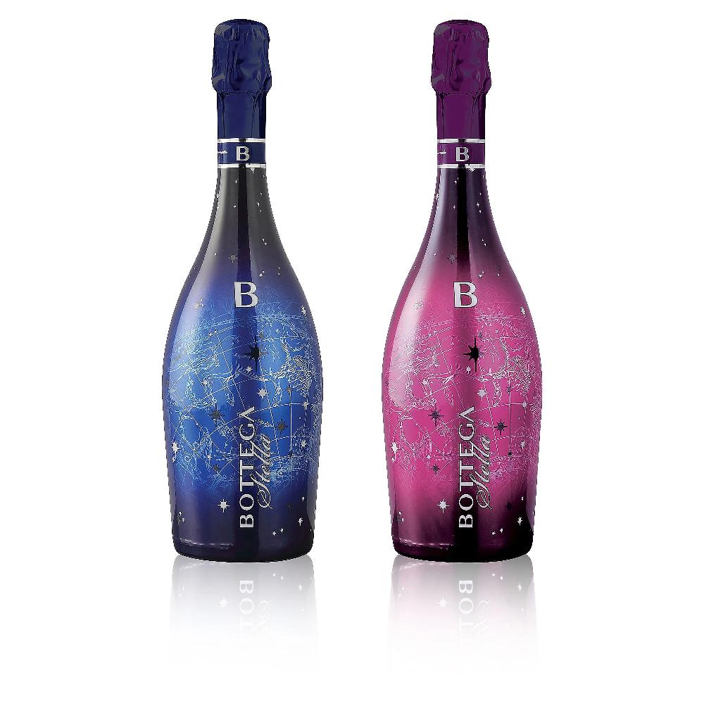 QVC Bottega Set Stella: spumante extra dry e spumante rosé con lucine