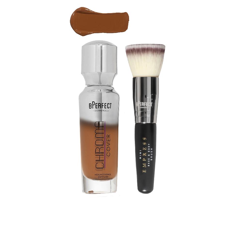 QVC BPerfect Fondotinta Chroma Cover e pennello kabuki