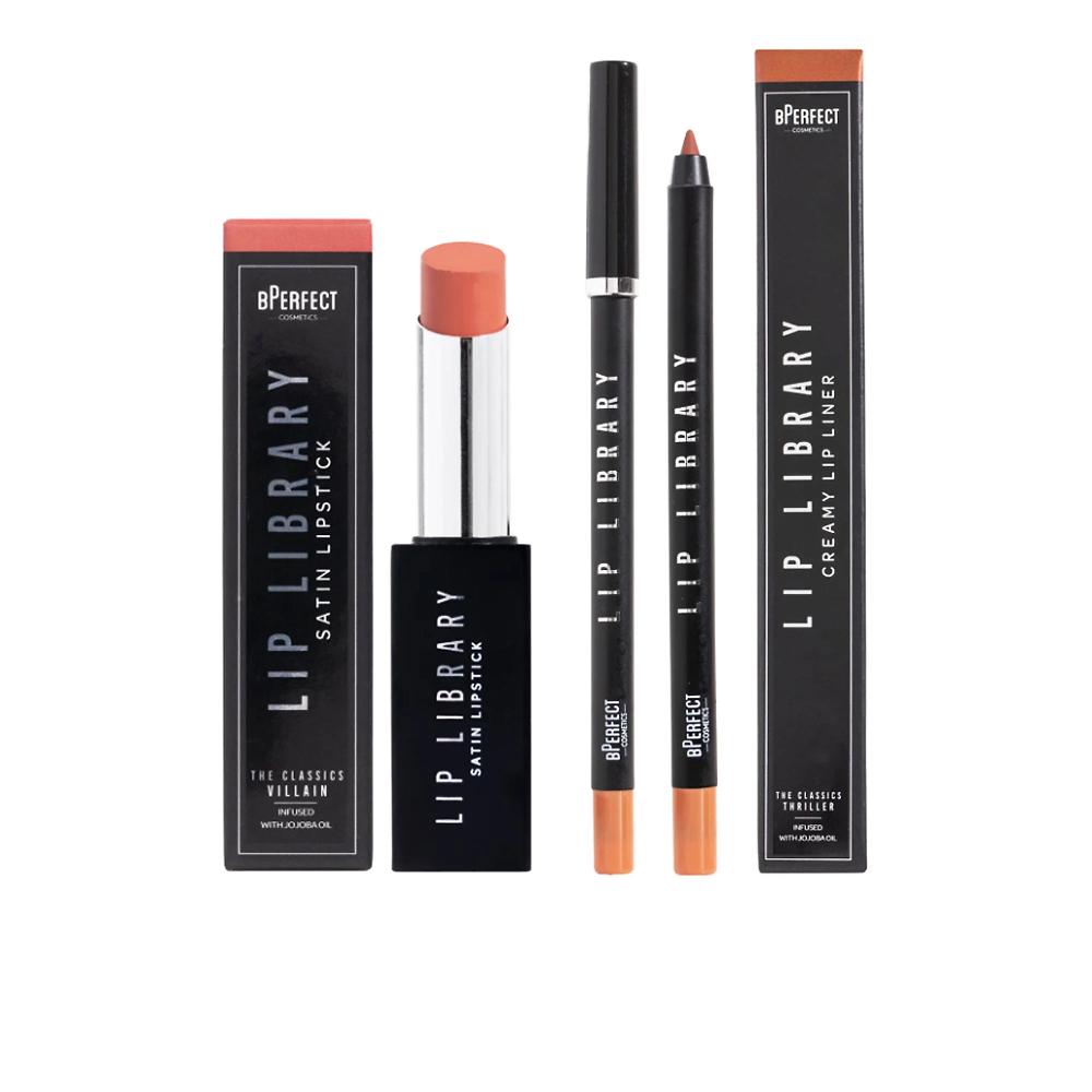 QVC BPerfect Rossetto e matita labbra Lip Library tonalità rosa