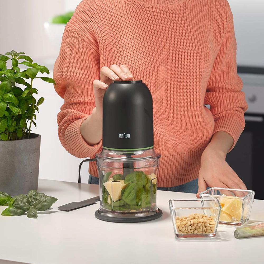 QVC Braun CH3011BK Tritatutto Multipratic 3 da 500w con ciotola 500ml