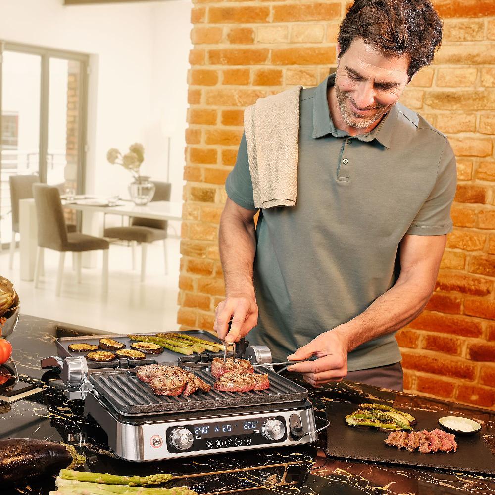 QVC Braun Griglia elettrica MultiGrill 9 Pro potenza 2200 W