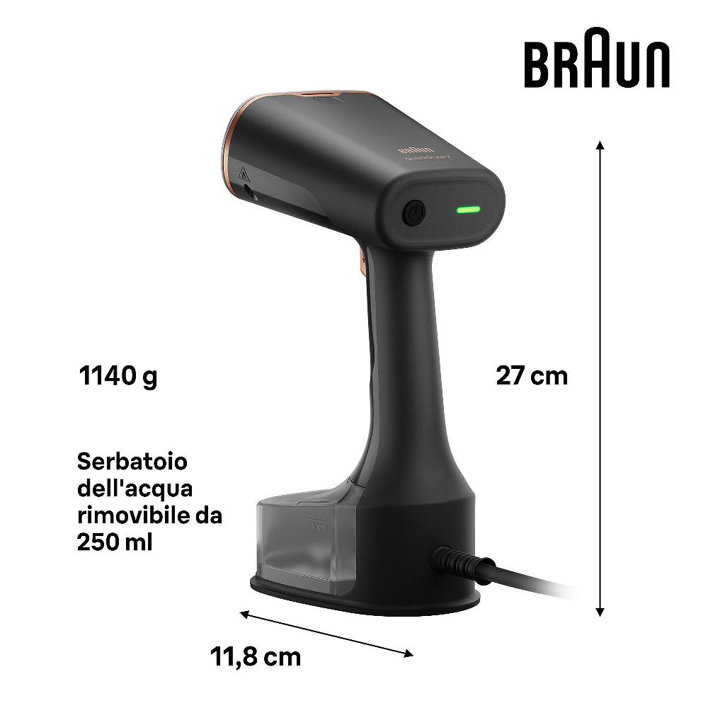QVC Braun Stiratrice Verticale QuickStyle 7 3d Dual FreeGlide