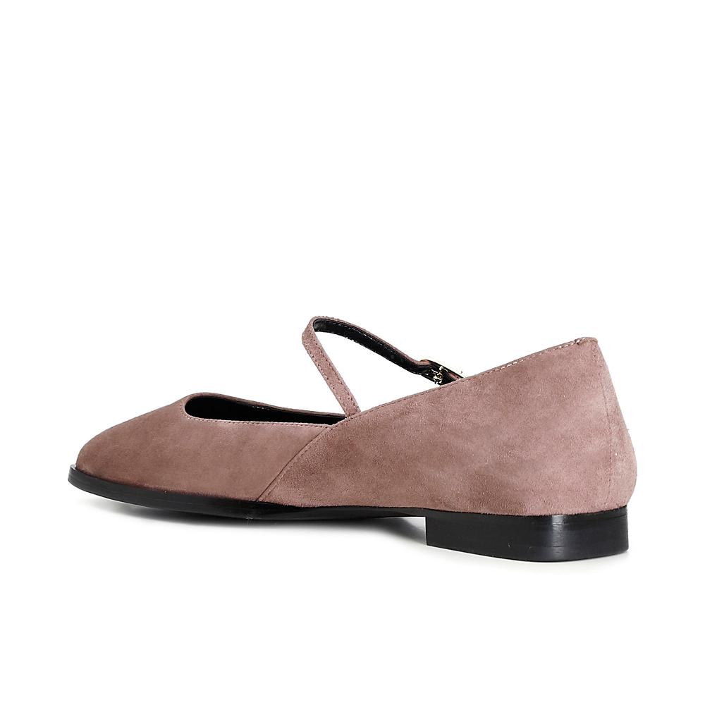 QVC Cafè Noir Ballerine Mary Jane In Pelle Con Cinturino Regolabile