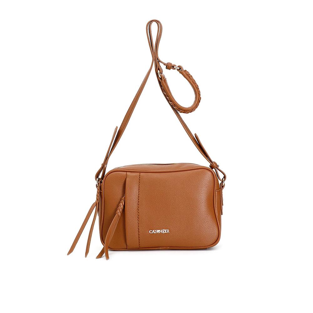 QVC Cafè Noir Borsa a spalla con tracolla intrecciata