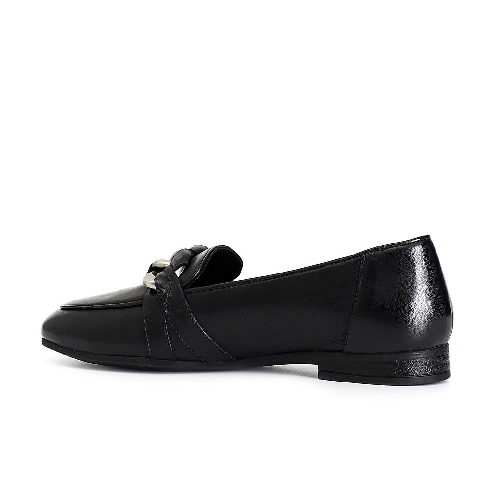 QVC Cafè Noir Mocassini In Pelle Con Fascette Intrecciate