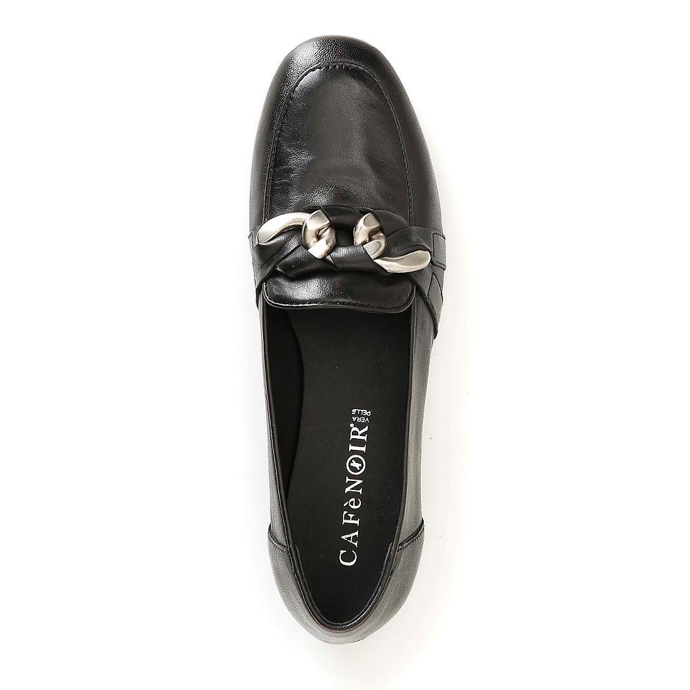 QVC Cafè Noir Mocassini In Pelle Con Fascette Intrecciate