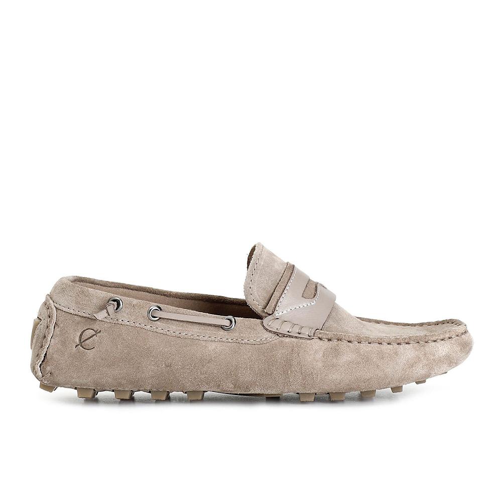 QVC Cafè Noir Mocassino da uomo in pelle scamosciata