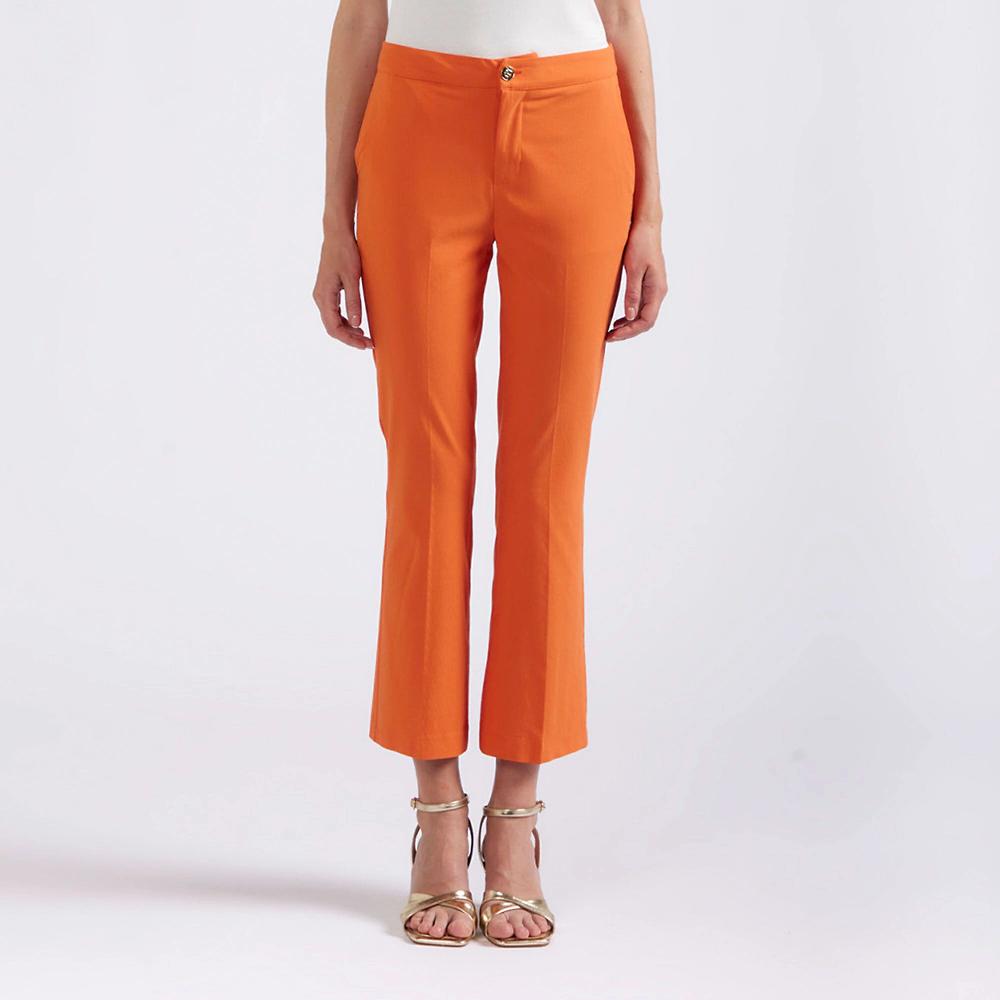 QVC Cafè Noir Pantalone cropped in tessuto superstretch