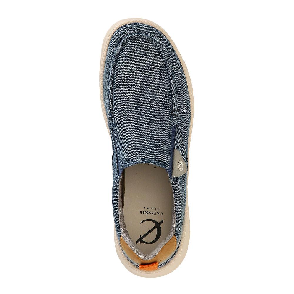 QVC Cafè Noir Slip On Da Uomo In Tessuto Con Bottone Decorativo