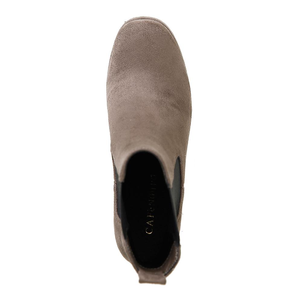 QVC Cafè Noir Stivaletti Con Inserti Elastici E Tacco Ampio 10cm