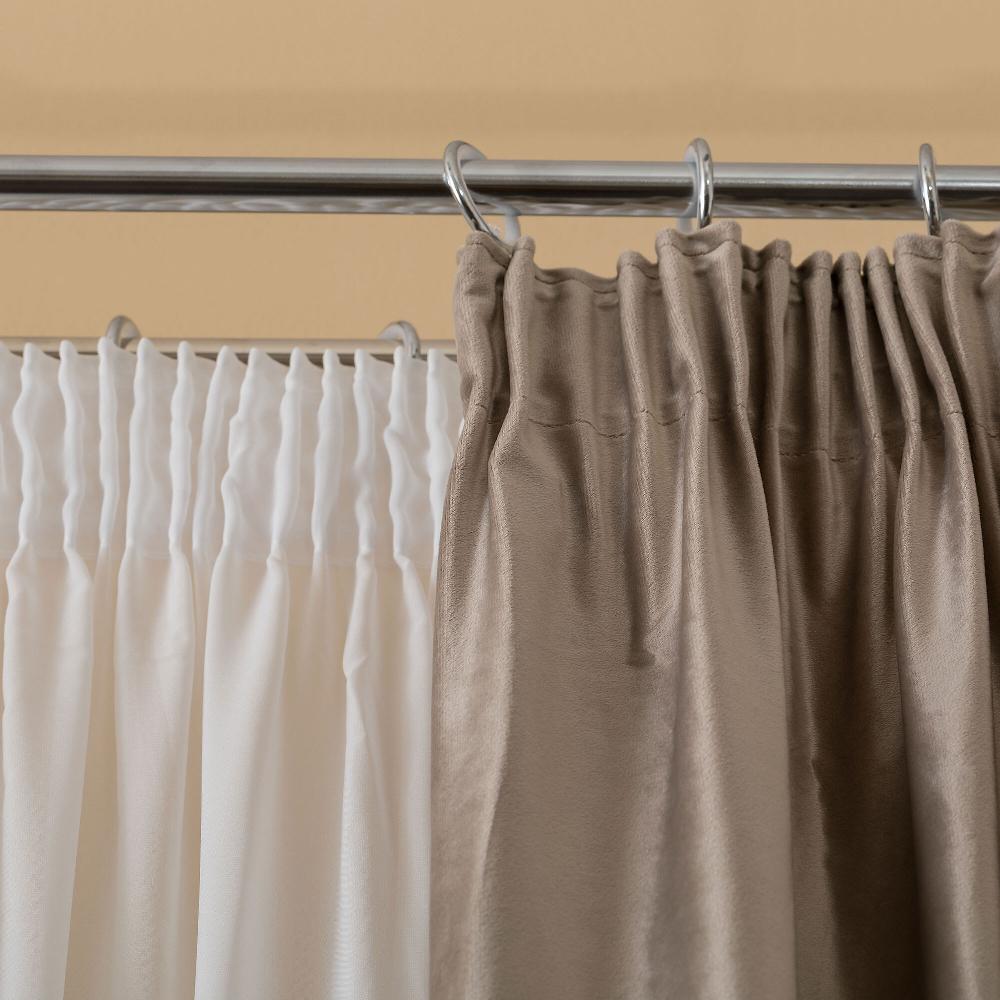 QVC Carillo Home Asia Set 3 tende semisartoriali 2x 150 x 290 cm 1x 400 x 290 cm