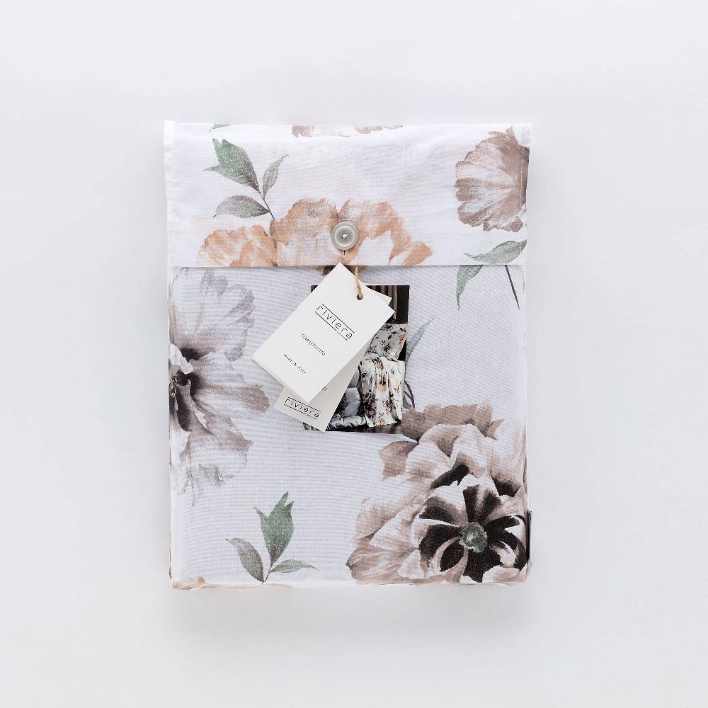 QVC Carillo Home Completo Letto Matrimoniale Evelyn 100% Cotone Stampato