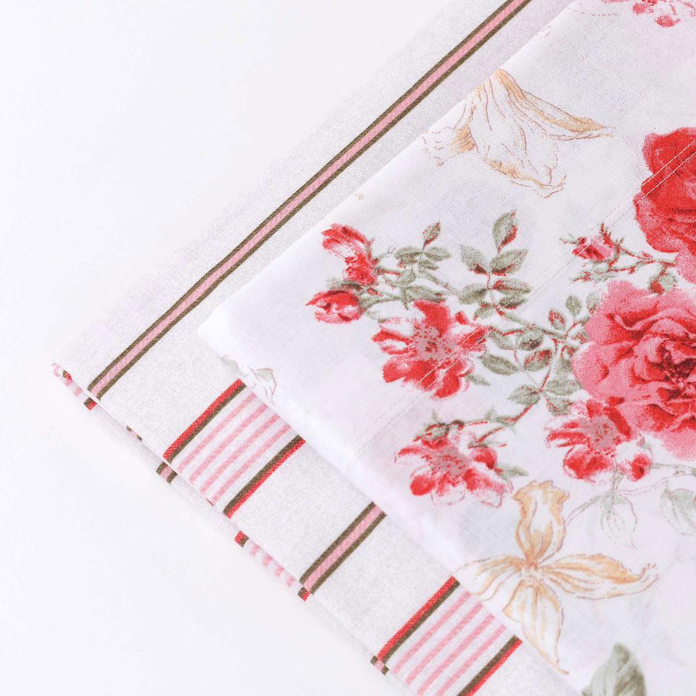 QVC Carillo Home Completo Letto Matrimoniale In Cotone Stampato