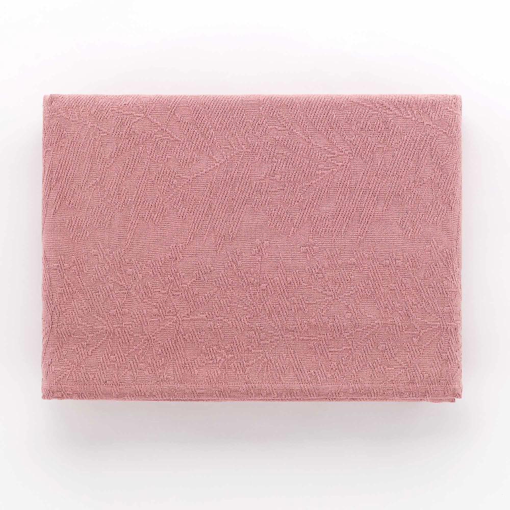 QVC Carillo Home Copriletto Matrimoniale Fronda In Cotone Jacquard