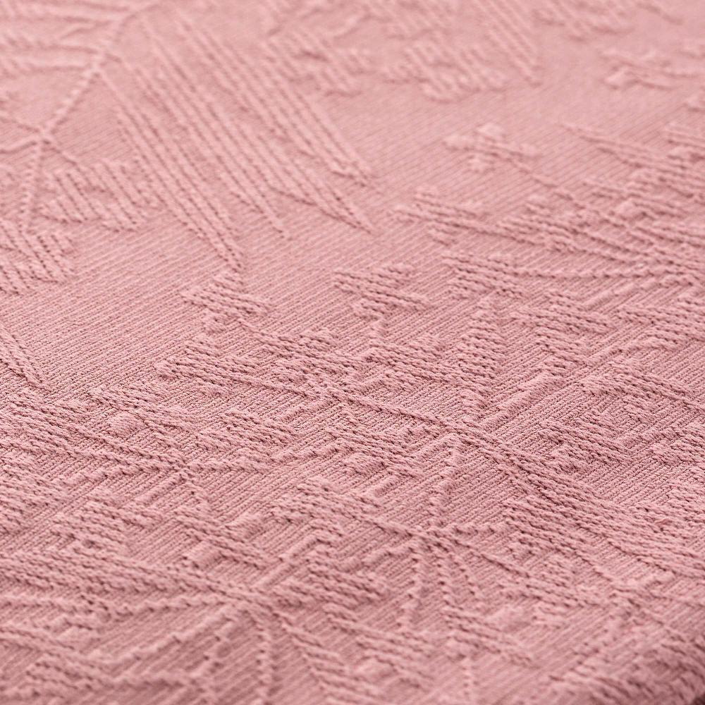 QVC Carillo Home Copriletto Matrimoniale Fronda In Cotone Jacquard