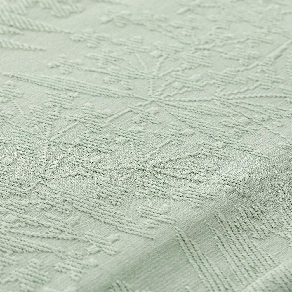 QVC Carillo Home Copriletto Matrimoniale Fronda In Cotone Jacquard