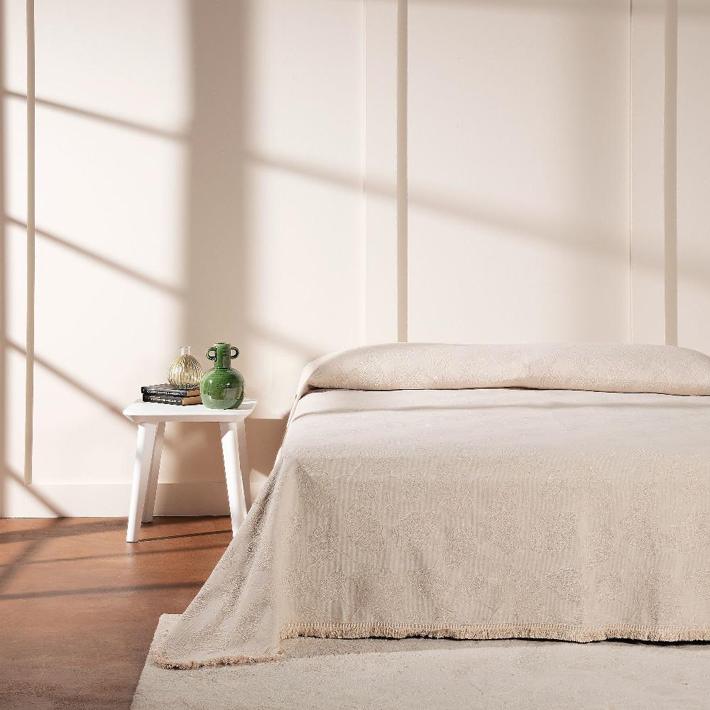 QVC Carillo Home Copriletto Matrimoniale Sesia In Cotone Jacquard