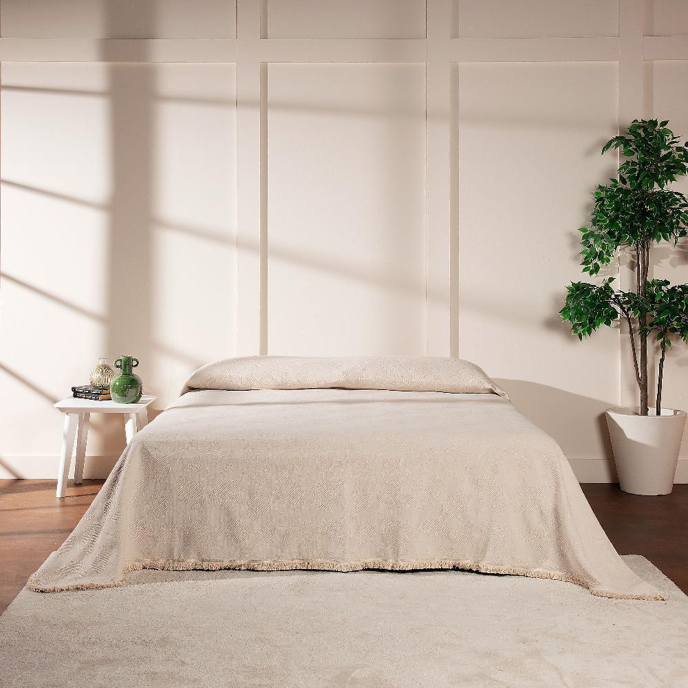 QVC Carillo Home Copriletto matrimoniale Sesia in cotone jacquard