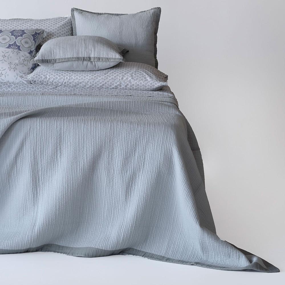 QVC Carillo Home Lasa Trapuntino Matrimoniale Cotone Con Bordo A Contrasto