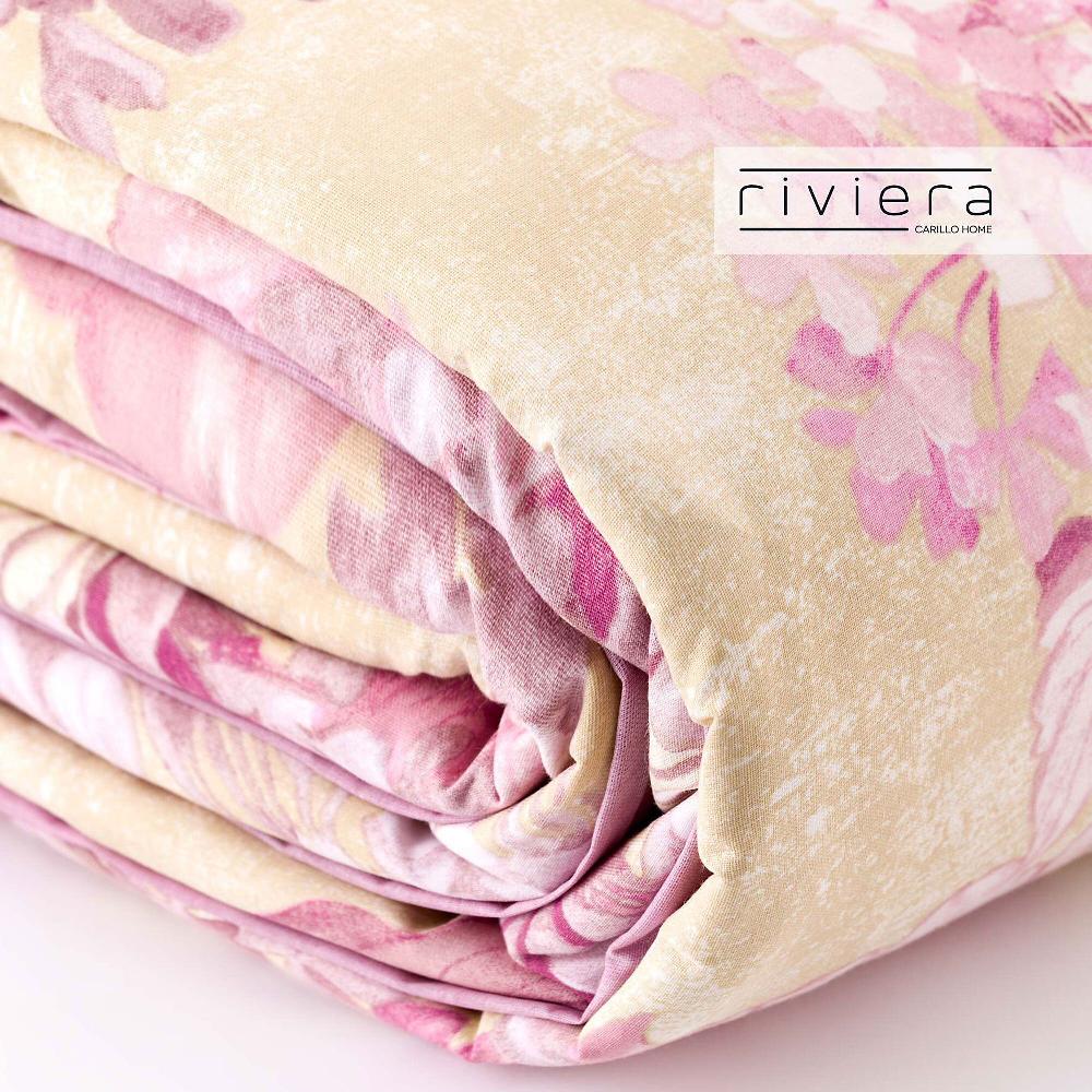 QVC Carillo Home Parure Copripiumino Matrimoniale Perla