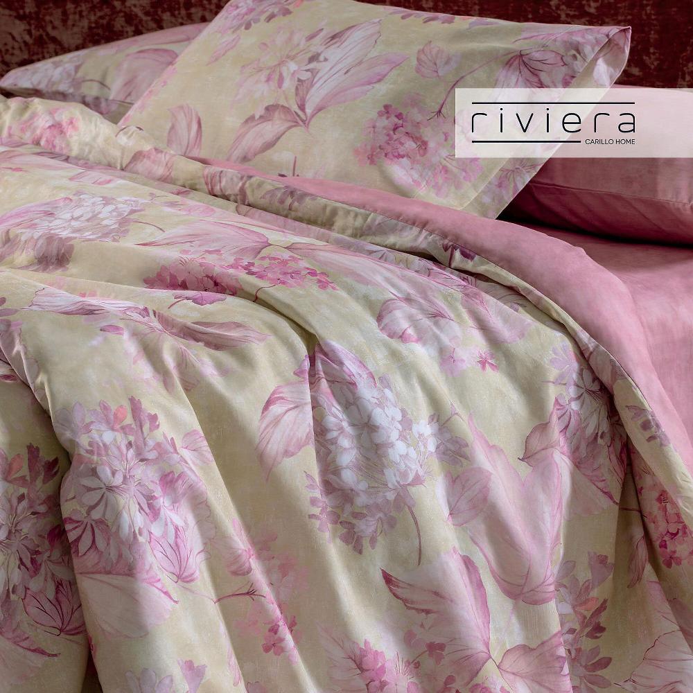 QVC Carillo Home Parure copripiumino matrimoniale Perla