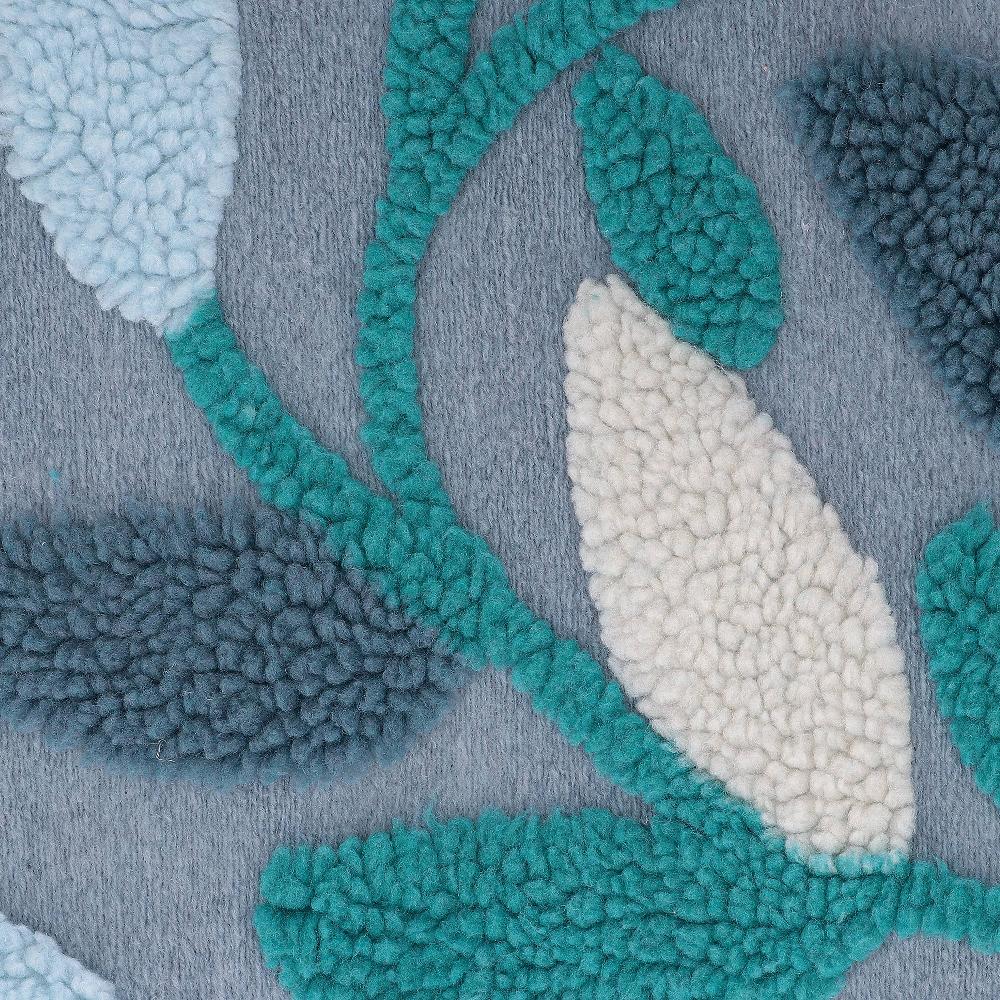 QVC Carillo Home Plaid jacquard davanti e tinta unita dietro