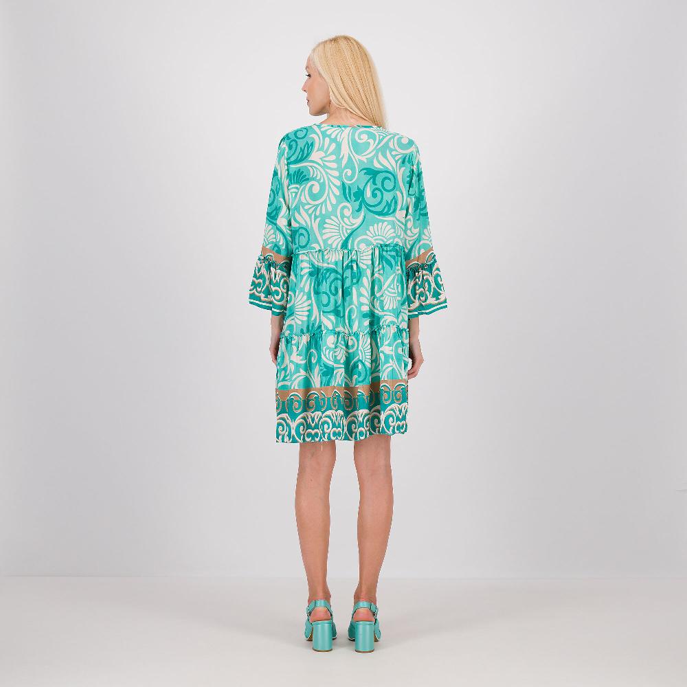 QVC Carlotta Neri Blusa In Lino Con Scollo A V E Motivo Nodo