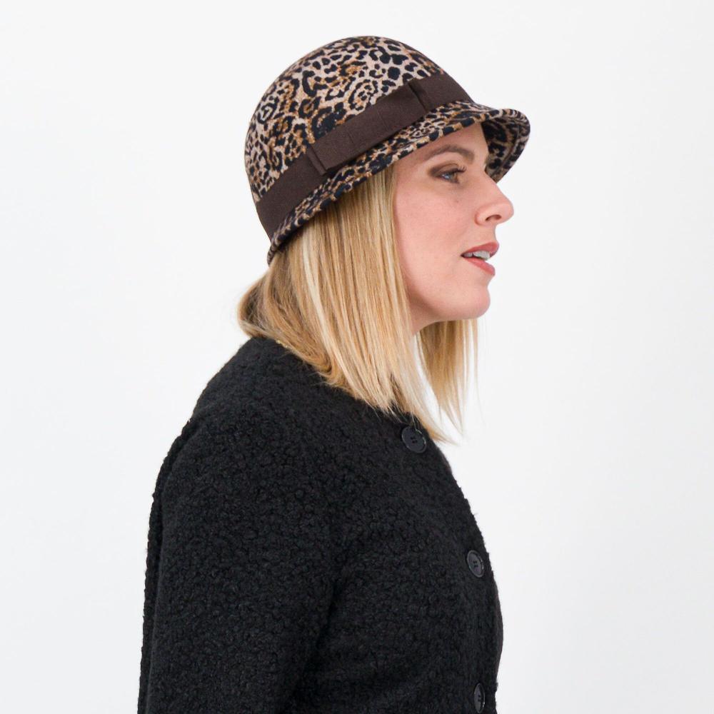 QVC Carlotta Neri Cappello A Falda Piccola In 100% Lana