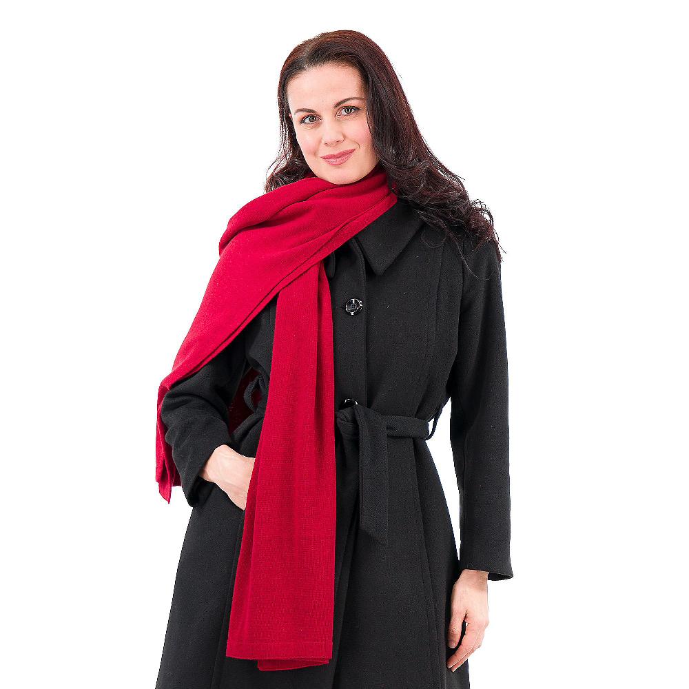 QVC Carlotta Neri Sciarpa in maglia con lana viscosa e cachemire