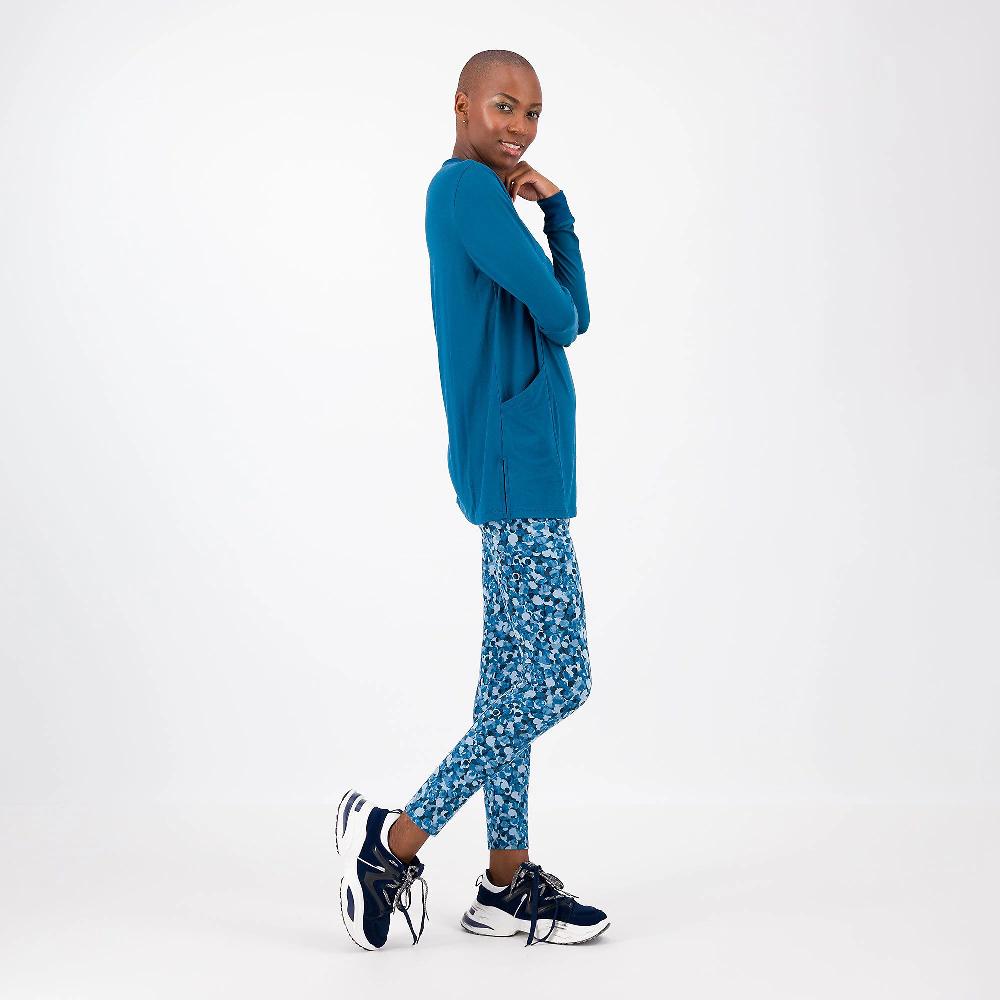 QVC Carole Hochman Pigiama In Jersey Stretch A Manica Lunga