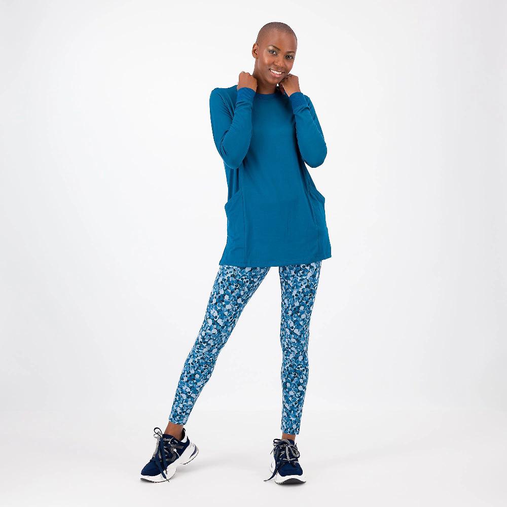 QVC Carole Hochman Pigiama in jersey stretch a manica lunga