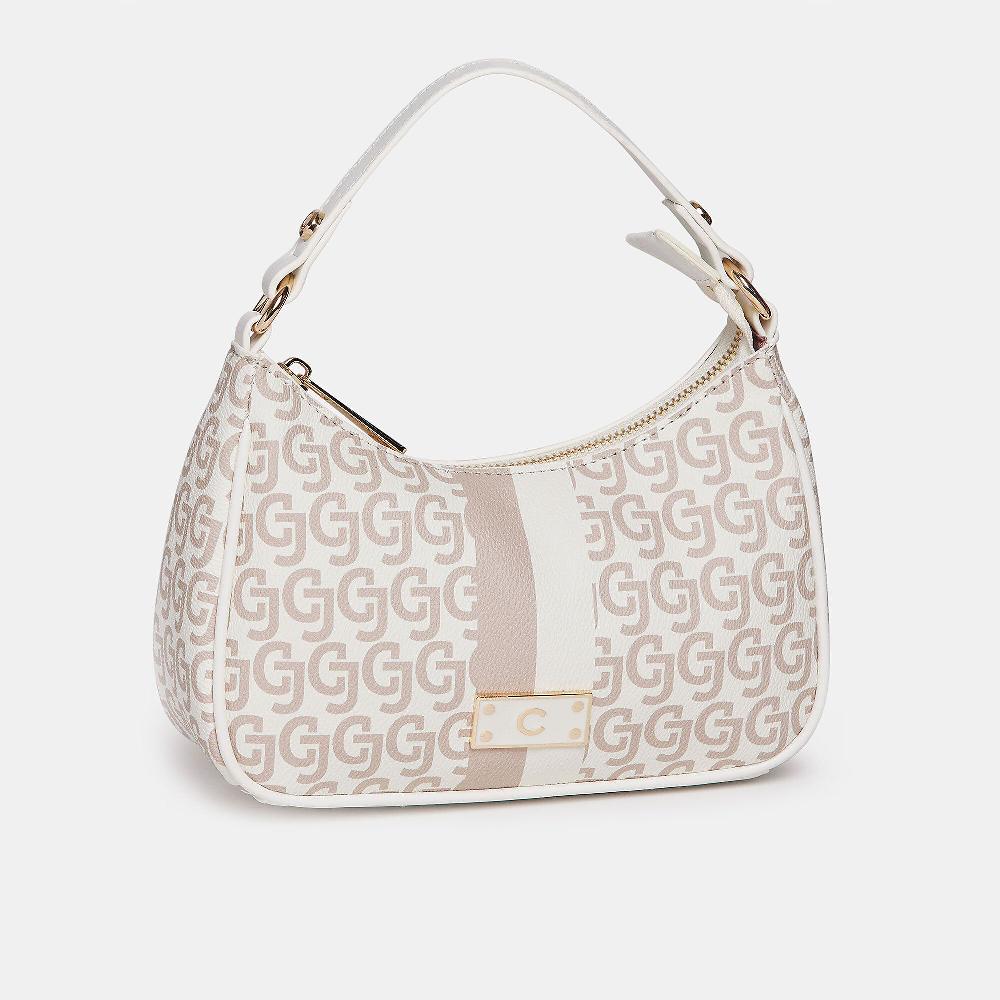 QVC Carrera Accessori Borsa a mano con logo all over