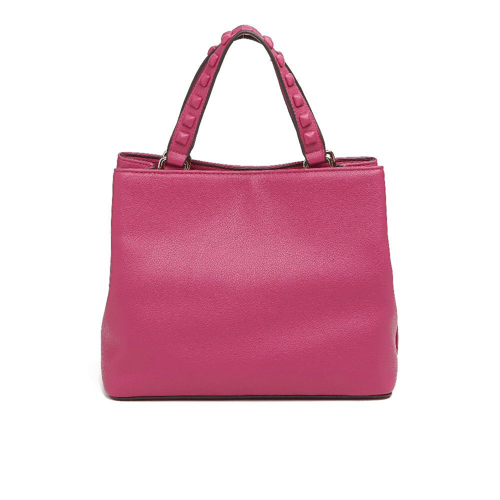 QVC Carrera Accessori Borsa A Mano Con Tracolla E Borchie Francine