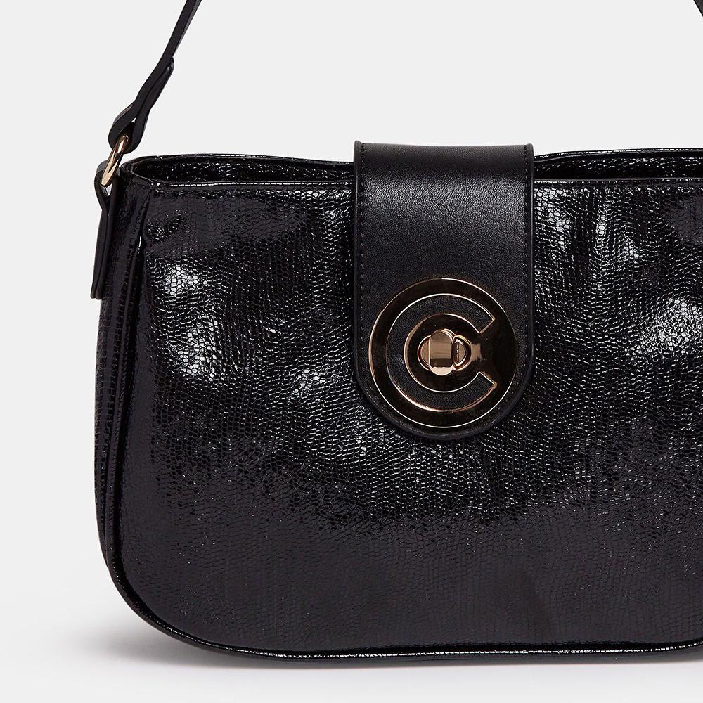 QVC Carrera Accessori Borsa A Spalla Effetto Squamato