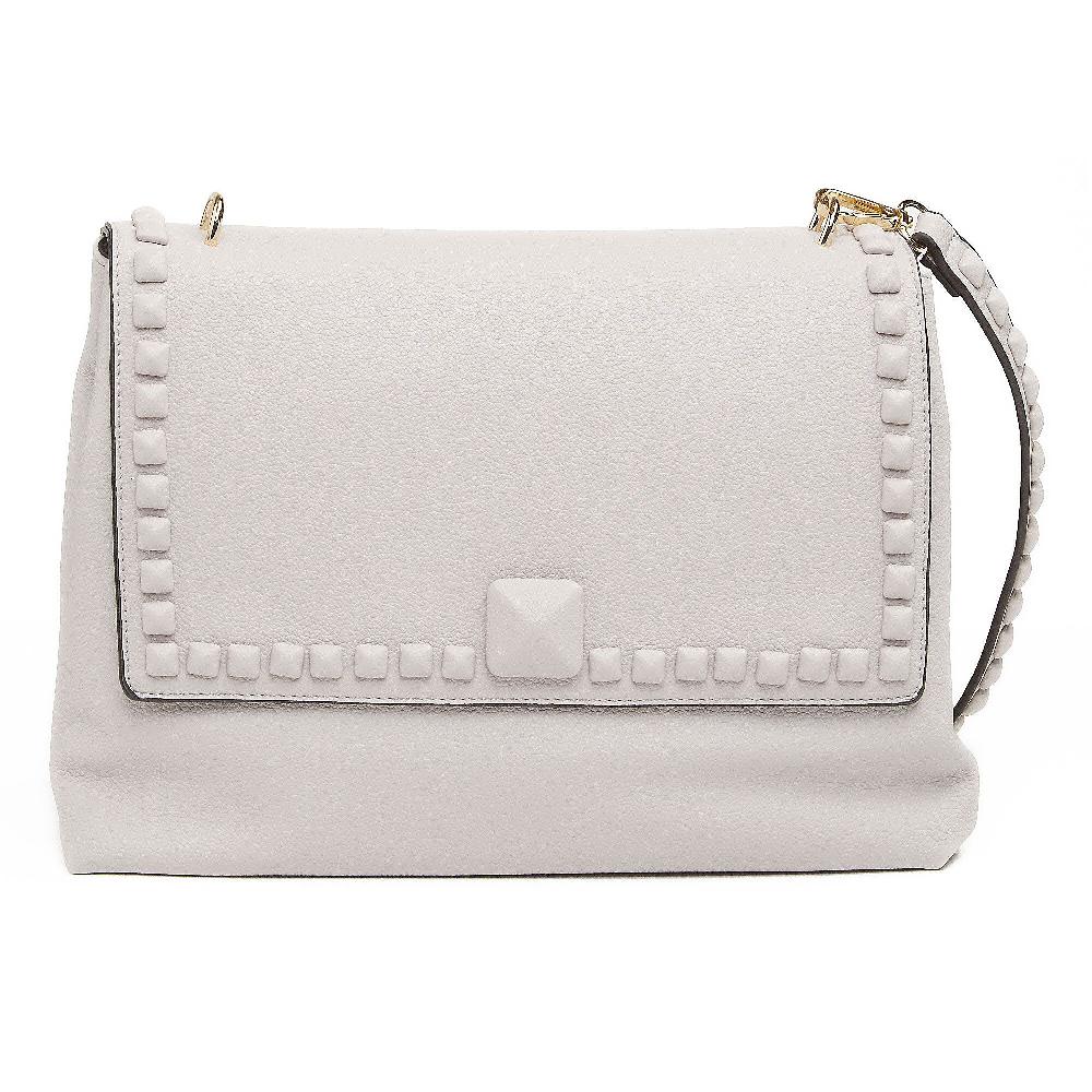 QVC Carrera Accessori Borsa a spalla Fancy con tracolla e patta