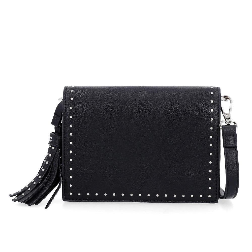 QVC Carrera Accessori Borsa a tracolla con borchiette