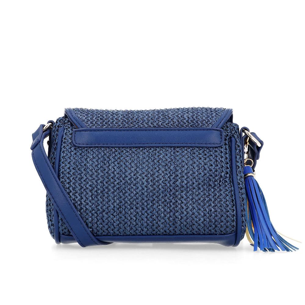 QVC Carrera Accessori Borsa A Tracolla Effetto Paglia Intrecciata