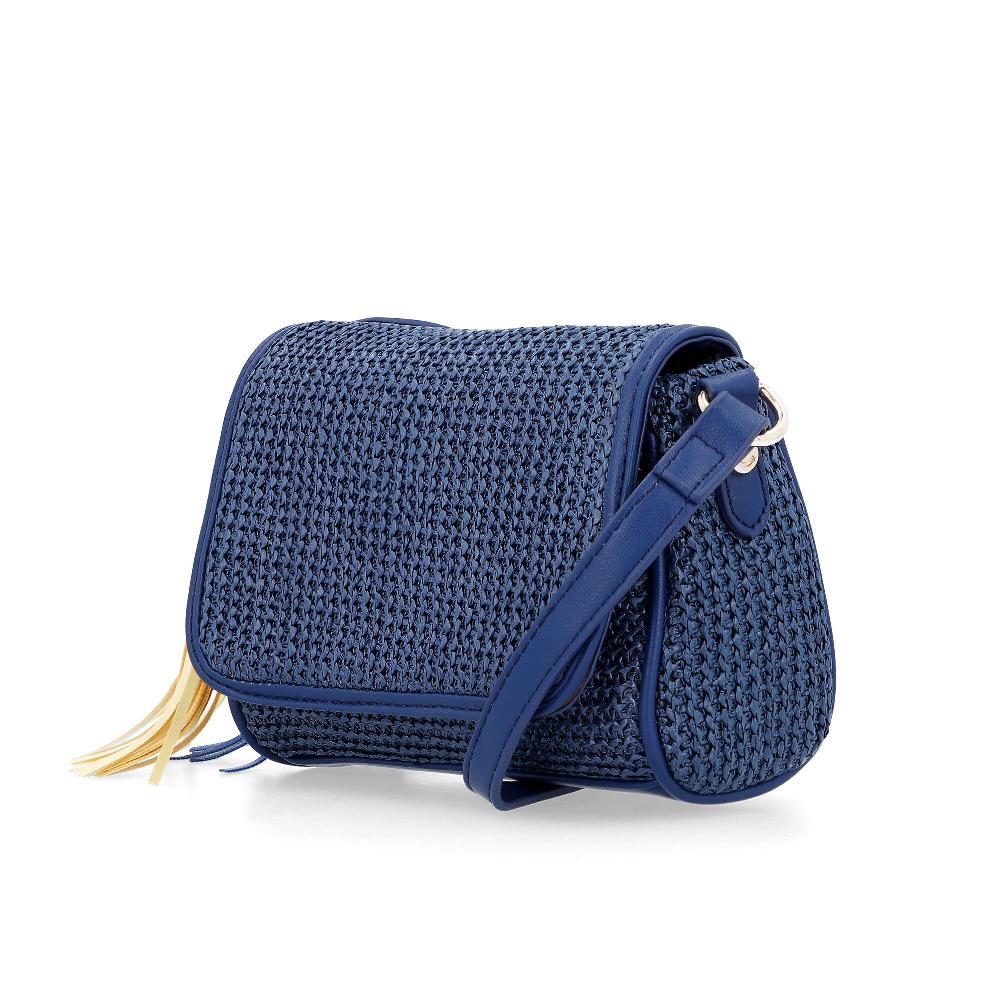 QVC Carrera Accessori Borsa A Tracolla Effetto Paglia Intrecciata