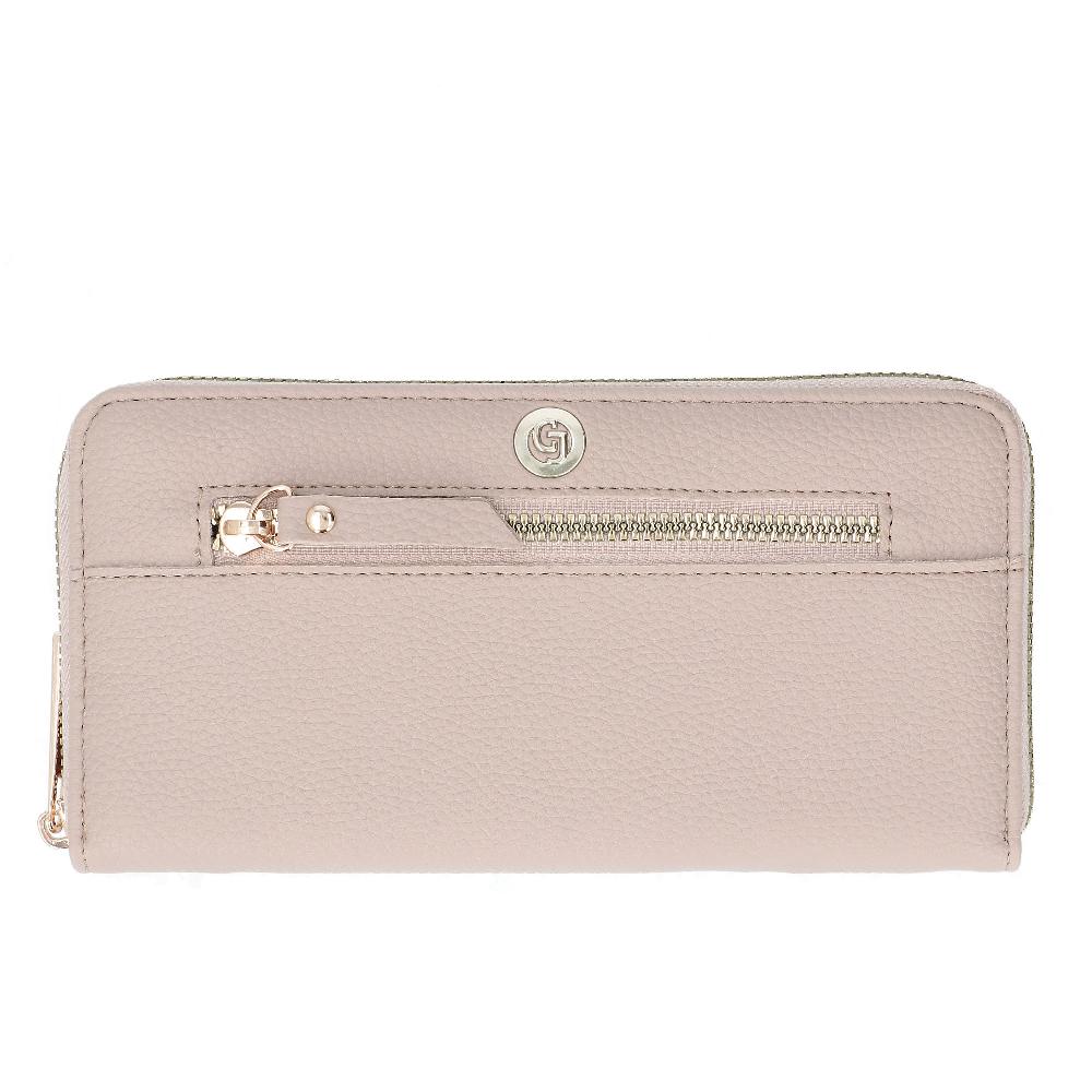 QVC Carrera Accessori Portafoglio con logo e triplo vano interno