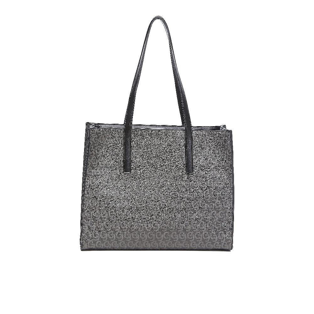 QVC Carrera Accessori Shopping Bag Audrey Con Stampa Logata