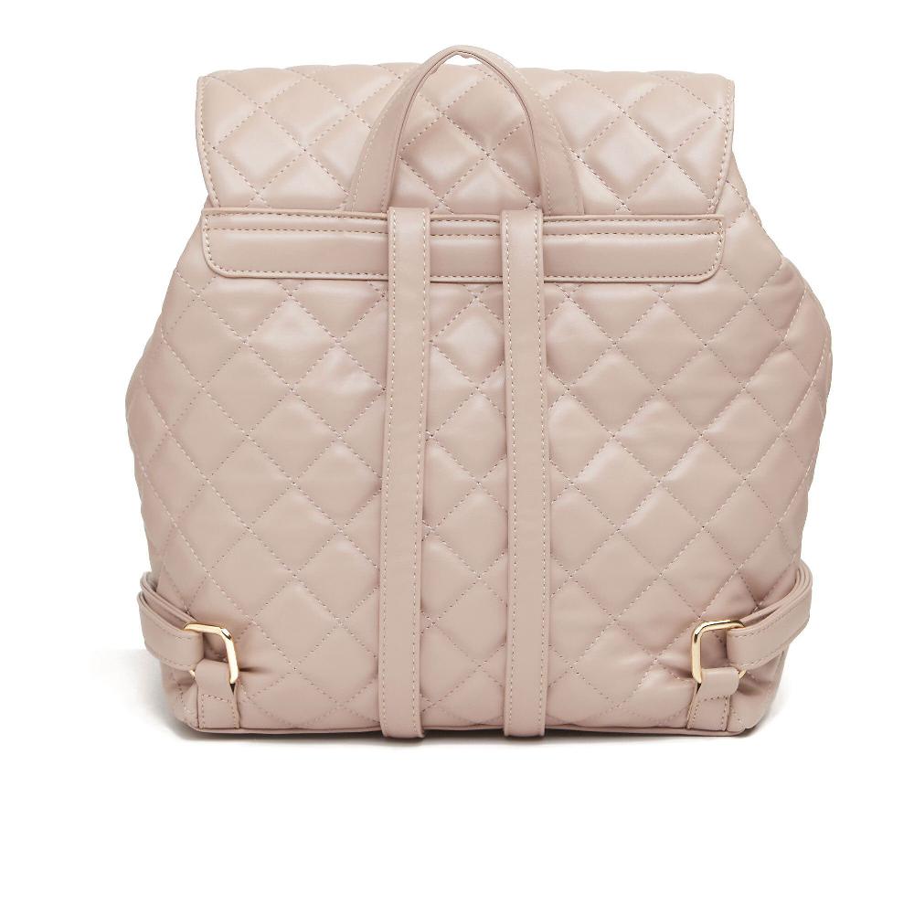 QVC Carrera Accessori Zaino Effetto Matelassé Con Borsa Sganciabile