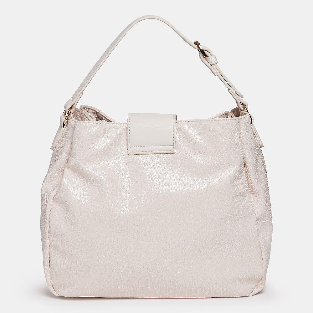 QVC Carrera Borsa A Tracolla Con Microtrama Chiusura A Zip E Fascia