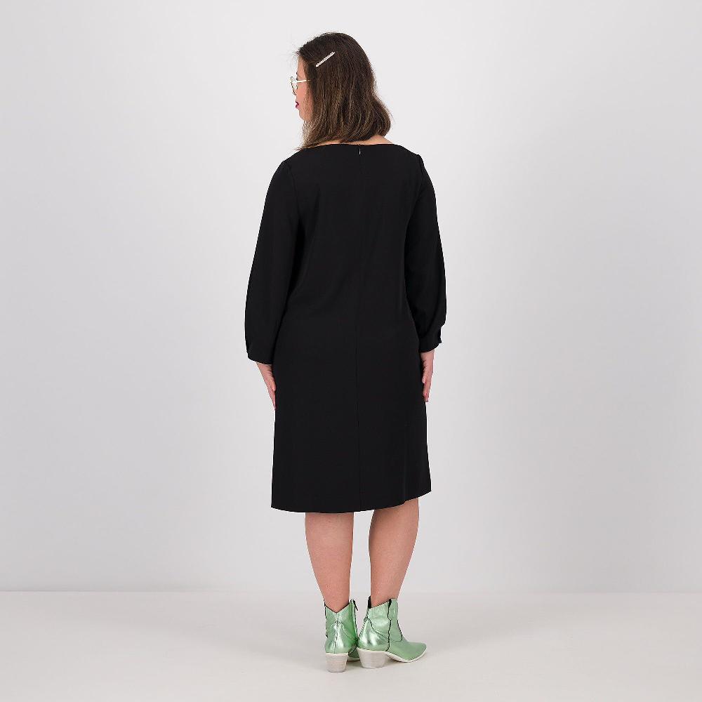 QVC Caterina Lancini Abito A Sacchetto In Tessuto Fluido Stretch